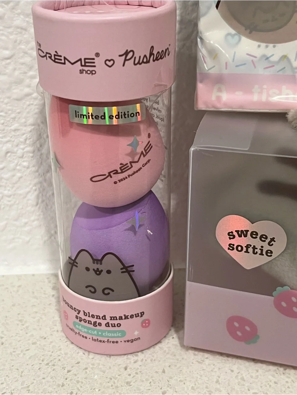 Pusheen 3D Teddy Headband, Blenders, Tissues The Creme Shop